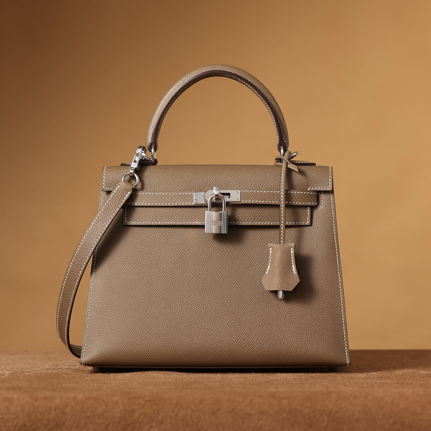 頂級復刻高仿愛馬仕Hermes bag 手袋 Kelly25大象灰銀扣 99%真